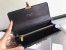 Dior DiorAddict Continental Wallet In Black Lambskin