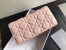 Dior DiorAddict Continental Wallet In Pink Lambskin