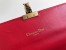 Dior DiorAddict Continental Wallet In Red Lambskin