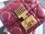 Dior French DiorAddict Wallet In Bordeaux Lambskin