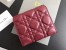 Dior French DiorAddict Wallet In Bordeaux Lambskin