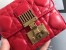 Dior French DiorAddict Wallet In Red Lambskin