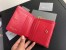 Dior French DiorAddict Wallet In Red Lambskin