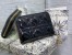 Dior Lady Dior Voyageur Small Coin Purse in Black Patent Leather