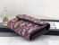 Dior Mini Saddle Tri-Fold Wallet In Bordeaux Oblique Canvas