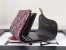 Dior Mini Saddle Tri-Fold Wallet In Bordeaux Oblique Canvas