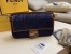 Fendi Baguette Medium Bag In Blue Denim