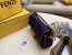 Fendi Baguette Medium Bag In Blue Denim