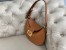 Fendi Small Croissant Hobo Bag In Brown Leather