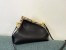 Fendi First Small Bag In Black Nappa Leather with Python F