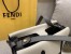 Fendi Regular Flip Tote Bag In Grey Calfskin
