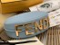 Fendi Fendigraphy Small Hobo Bag In Light Blue Leather