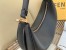 Fendi Fendigraphy Small Hobo Bag In Black Leather