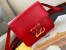 Fendi Karligraphy Bag In Red Calfskin Leather