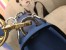 Fendi Kan I F Shoulder Bag In Blue Calfskin