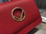 Fendi Kan I F Shoulder Bag In Red Calfskin