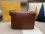 Fendi Large Kan U Bag In Brick Red Calfskin