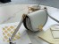 Fendi Moonlight Saddle Bag In White Calfskin