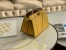 Fendi Yellow Peekaboo ISeeU Pochette Bag