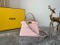 Fendi Peekaboo ISeeU Petite Bag In Pink Nappa Leather