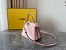 Fendi Peekaboo ISeeU Petite Bag In Pink Nappa Leather