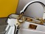 Fendi Peekaboo ISeeU Petite Bag In White Nappa Leather