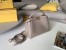 Fendi Peekaboo Mini Bag In Grey Nappa Leather
