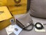 Fendi Peekaboo Mini Selleria Grey Bag with Python Leather Handle