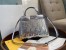 Fendi Peekaboo Mini Bag In Silver Lambskin With FF Sequins