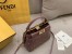 Fendi Peekaboo XS Bag With Star Studs In Black Nappa Leather 