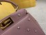 Fendi Peekaboo XS Bag With Star Studs In Black Nappa Leather 