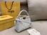 Fendi Peekaboo XS Bag With Star Studs In White Nappa Leather 