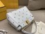 Fendi Peekaboo XS Bag With Star Studs In White Nappa Leather 