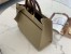 Fendi Sunshine Medium Shopper Bag In Beige Canvas