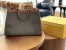 Fendi Peekaboo X-Tote Large Shopper In Green Canvas