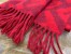 Fendi Red Cashmere FF Long Scarf