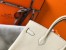 Hermes Birkin 25cm Bag In Beton Clemence Leather