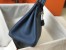 Hermes Birkin 30cm Bag In Blue Agate Clemence Leather