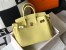 Hermes Birkin 30cm Bag In Jaune Poussin Clemence Leather GHW