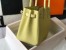 Hermes Birkin 30cm Bag In Jaune Poussin Clemence Leather GHW