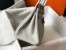 Hermes Pearl Grey Clemence Birkin 30cm Bag GHW