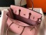 Hermes Pink Clemence Birkin 30cm Bag GHW