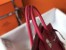 Hermes Birkin 30cm Bag In Rose Red Clemence Leather