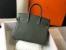 Hermes Vert Fonce Clemence Birkin 30cm Bag GHW