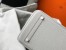 Hermes Birkin 35cm Bag In Pearl Grey Clemence Leather GHW