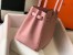 Hermes Birkin 35cm Bag In Pink Clemence Leather GHW