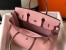 Hermes Birkin 35cm Bag In Pink Clemence Leather GHW