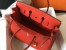 Hermes Birkin 35cm Bag In Red Clemence Leather