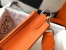 Hermes Evelyne III TPM Mini Bag In Orange Clemence Leather