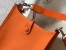 Hermes Evelyne III TPM Mini Bag In Orange Clemence Leather